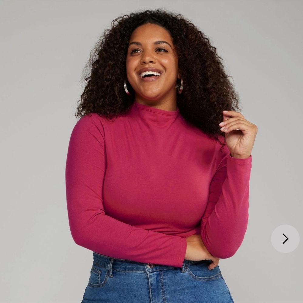 Mock neck shirt